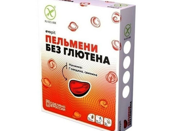 Пельмени без глютена с говядиной и свининой Evopit
